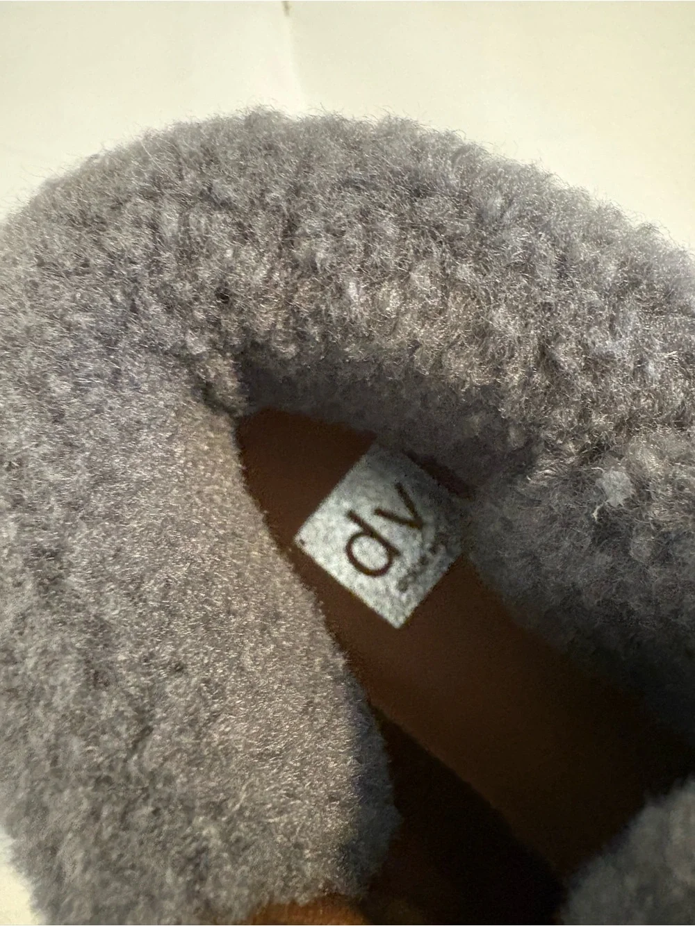 DV by Dolce Vita Gray High-Top Sneakers with Sherpa Collar